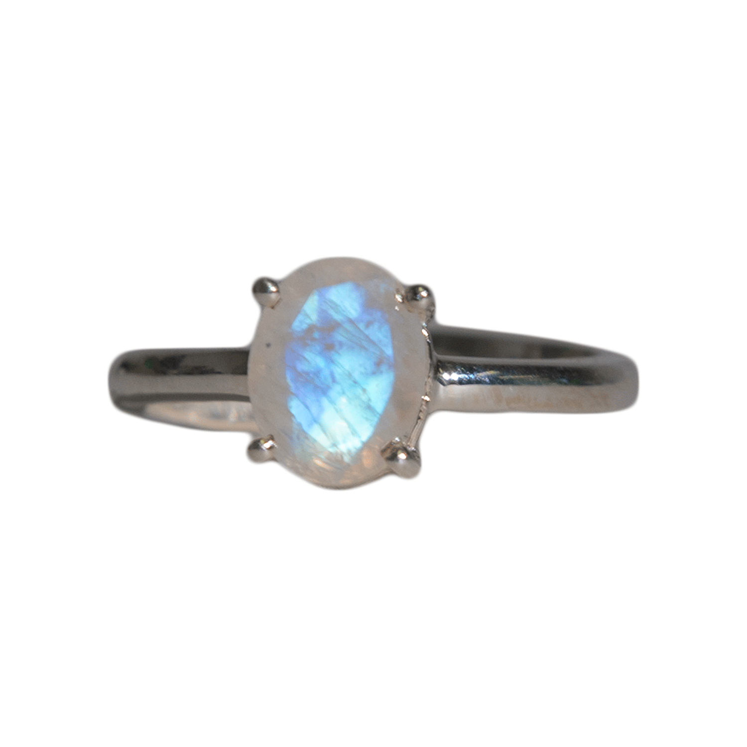 Rainbow Moonstone Adjustable Ring Shop Rainbow Moonstone at Energy Muse