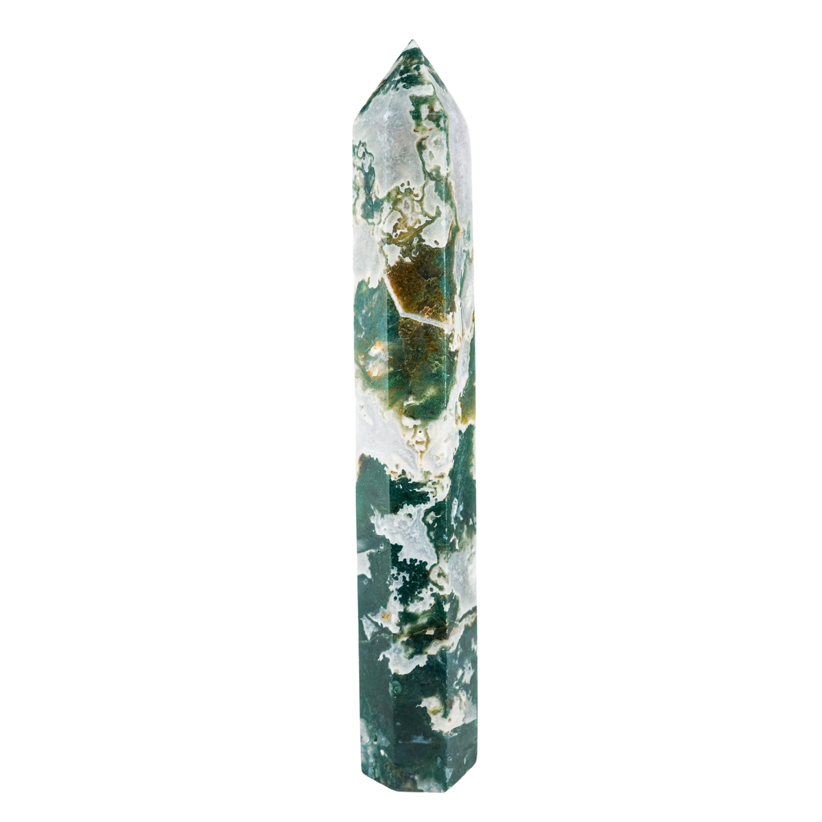 Moss Agate Pillar
