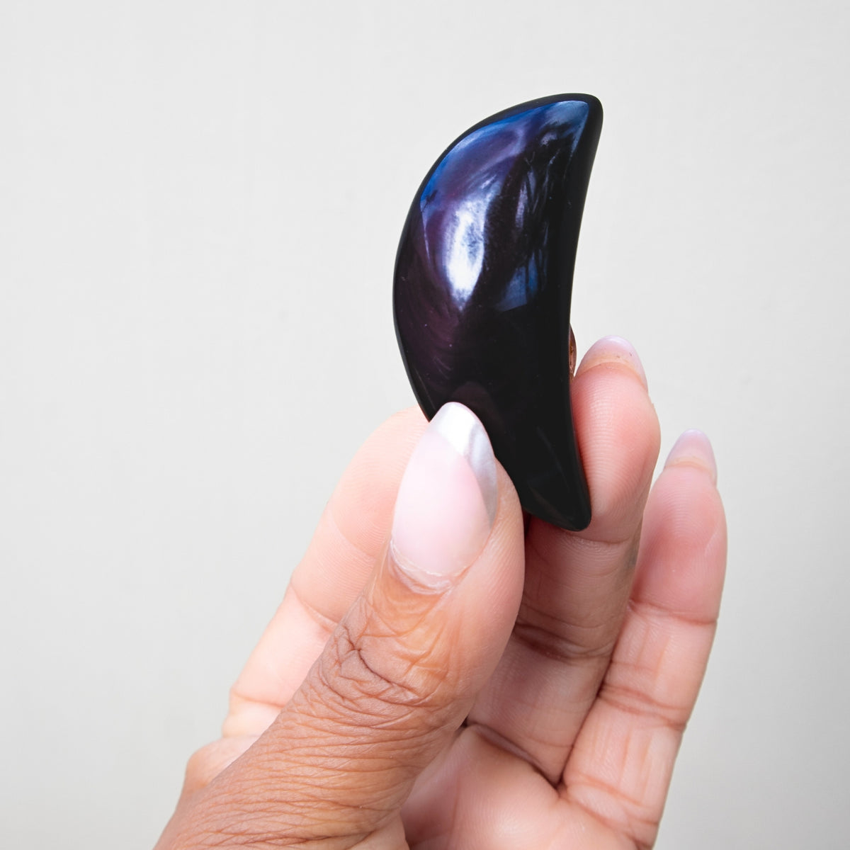 Rainbow Obsidian Moon