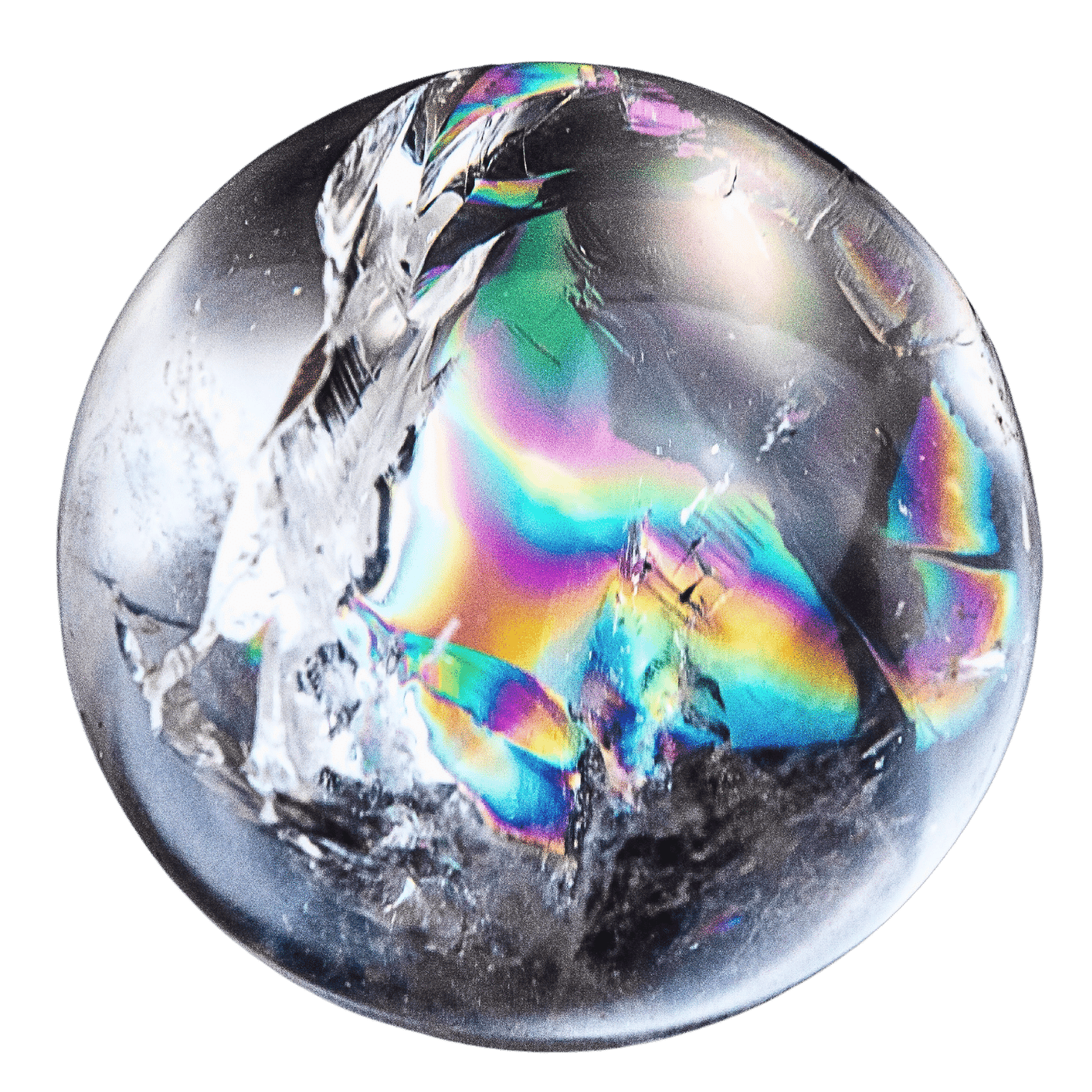 Rainbow Quartz Sphere