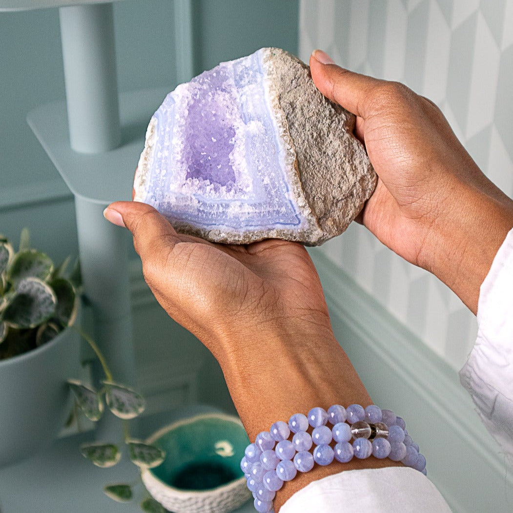 Raw Blue Lace Agate Crystal