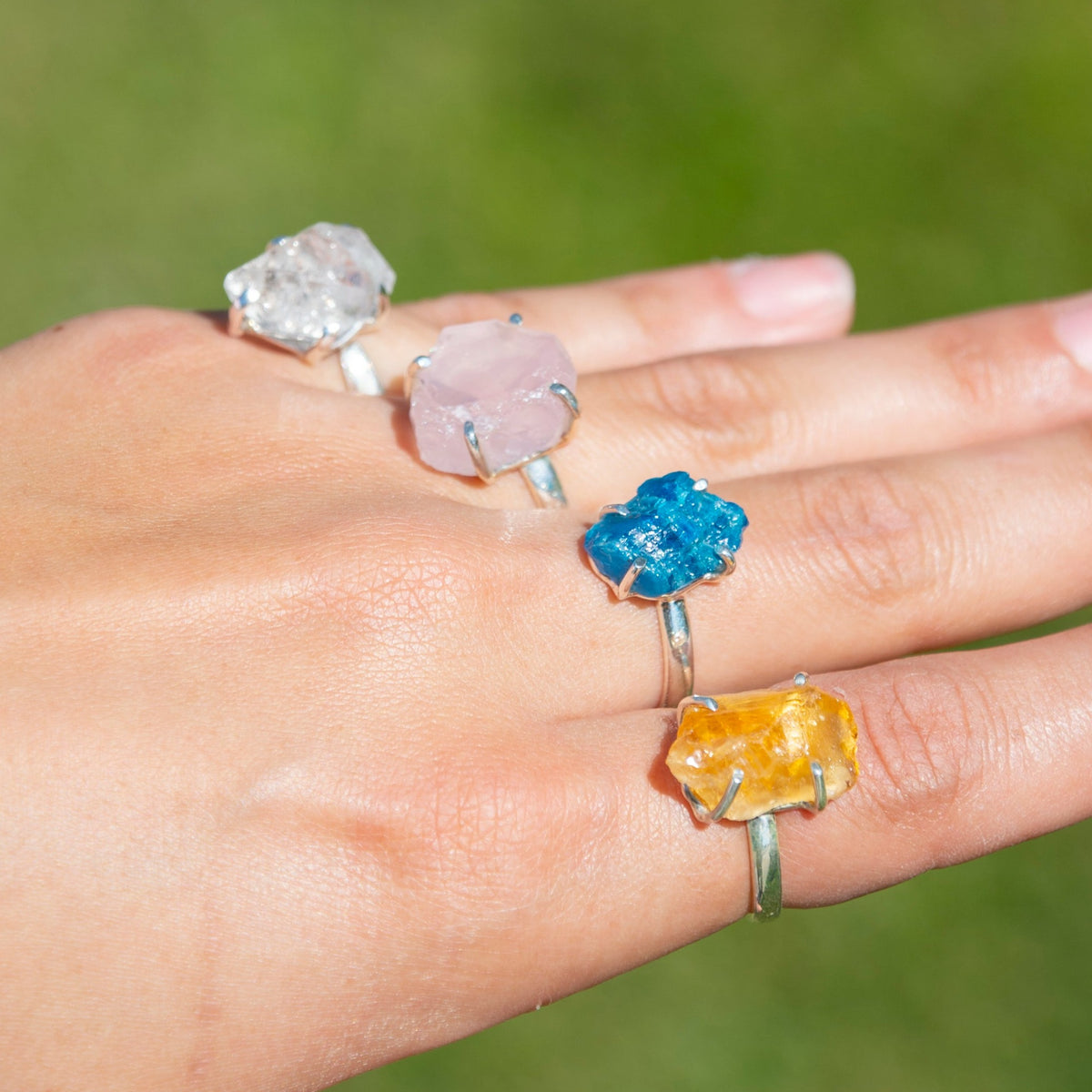 Rose Quartz Ring