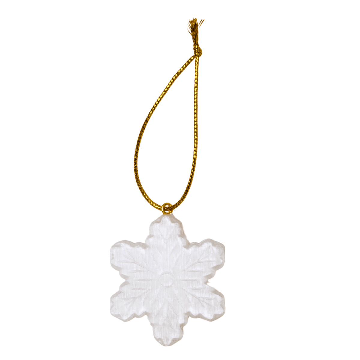 Set of 4 Crystal Snowflake Ornaments