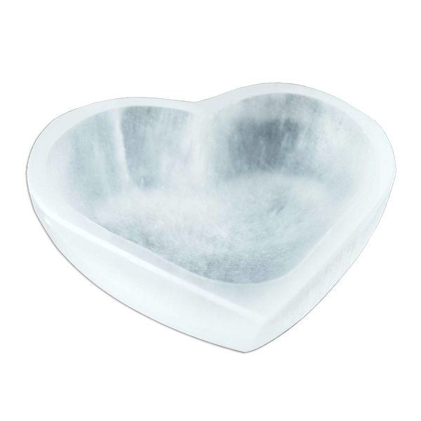 Selenite Heart Bowl