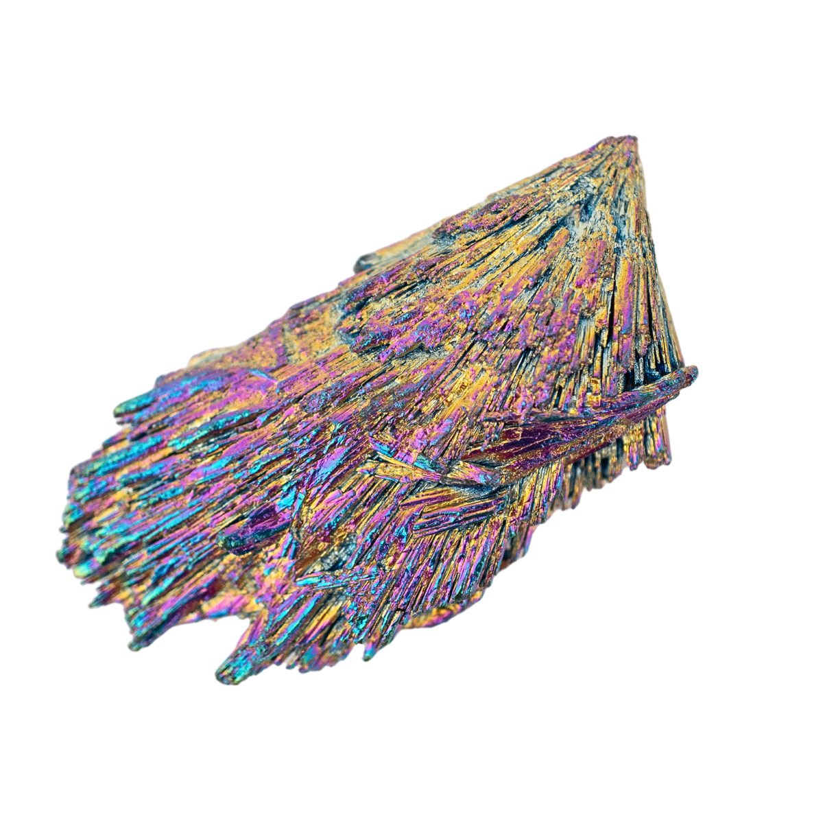 Titanium Kyanite crystal fan - Energy Muse