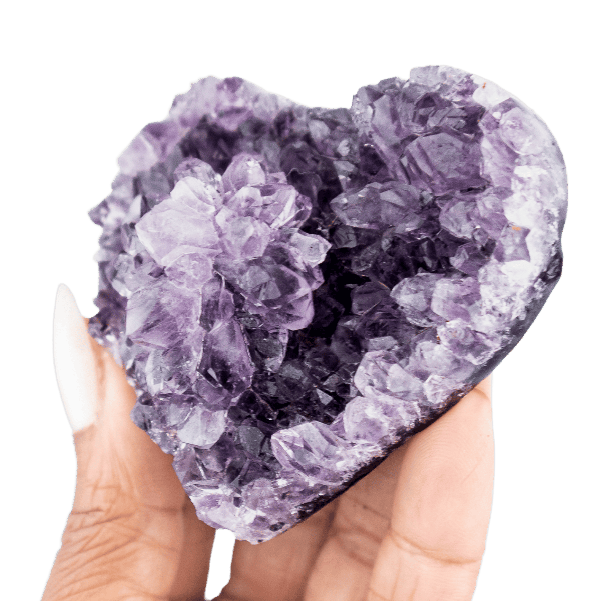 Uruguayan Amethyst Heart