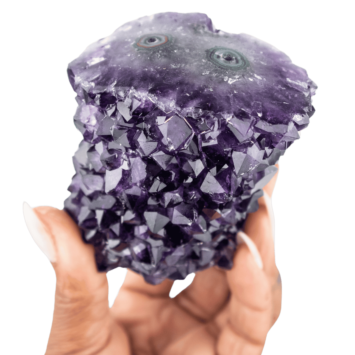 Uruguayan Amethyst with Stalactite