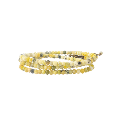 Yellow Turquoise Convertible Bracelet-Necklace