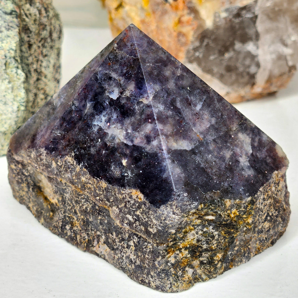 Iolite Half-Polished Point