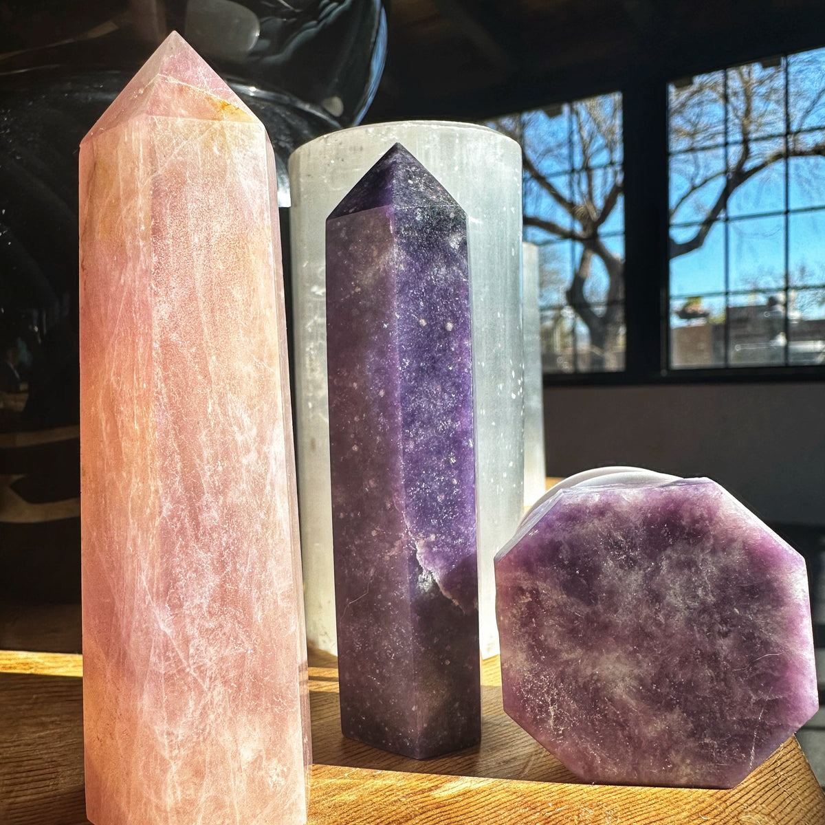 Lepidolite Point