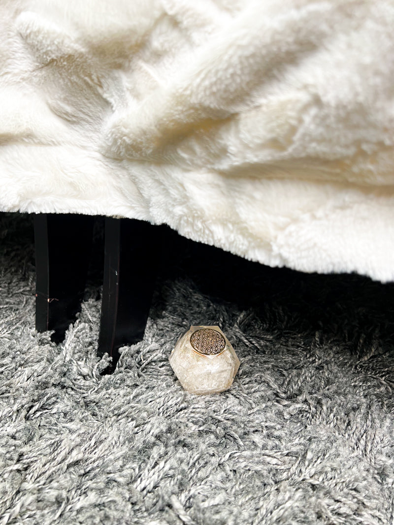 Selenite Orgone Dodecahedron