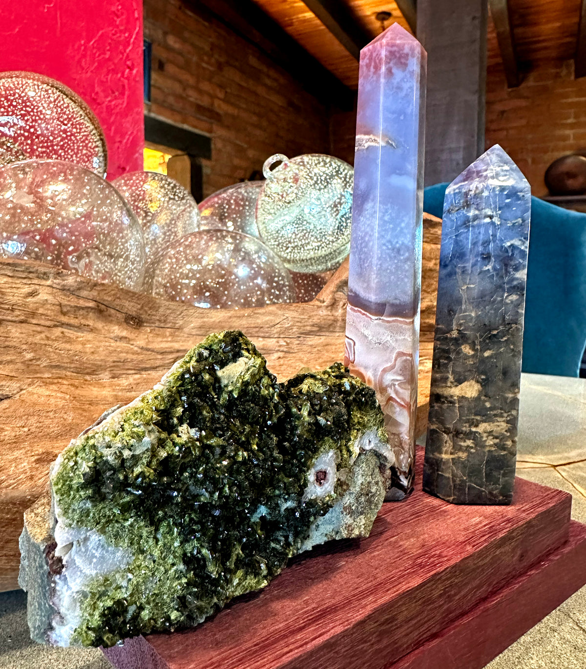 Tucson Find Lavender Cloud Jasper & Agate Tower