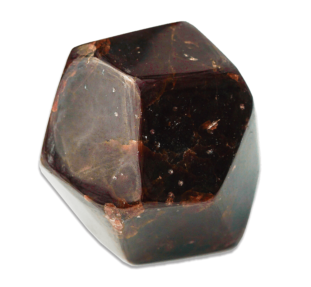Faceted Almadine Garnet Crystal Size Small | Energy Muse