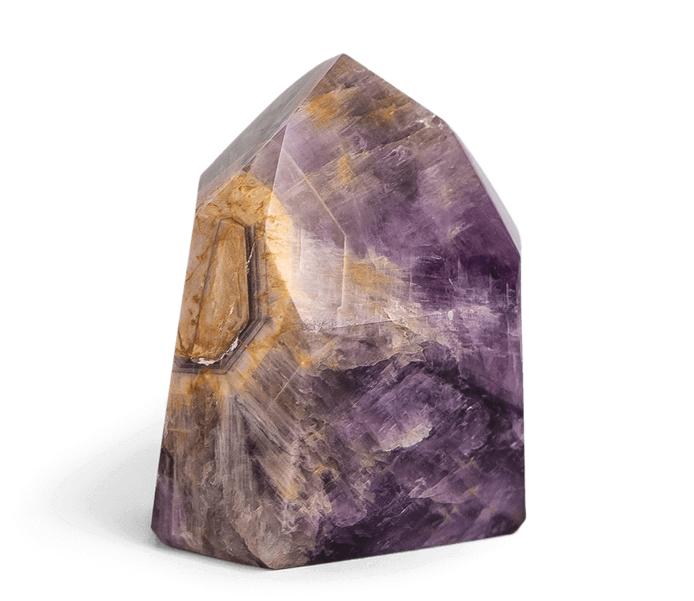Amethyst Cacoxenite Crystal Point - Energy Muse