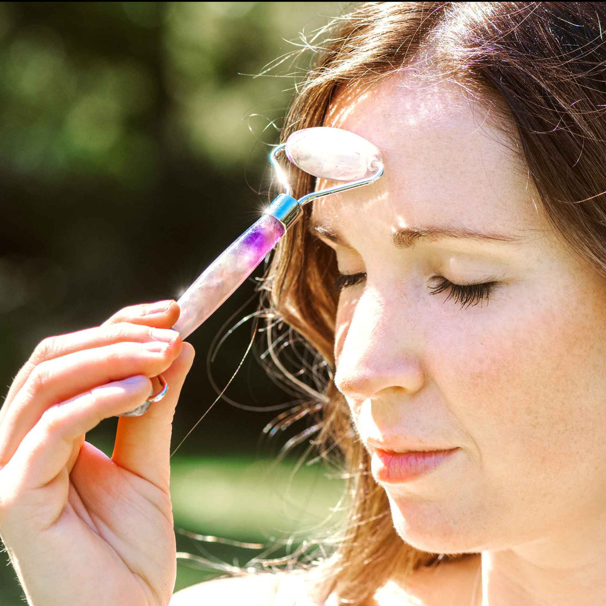 Amethyst Crystal Roller