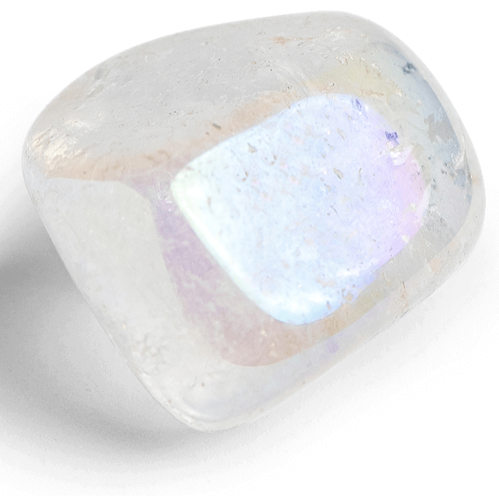 Angel Aura Quartz Stone - Tumbled Stones - Energy Muse