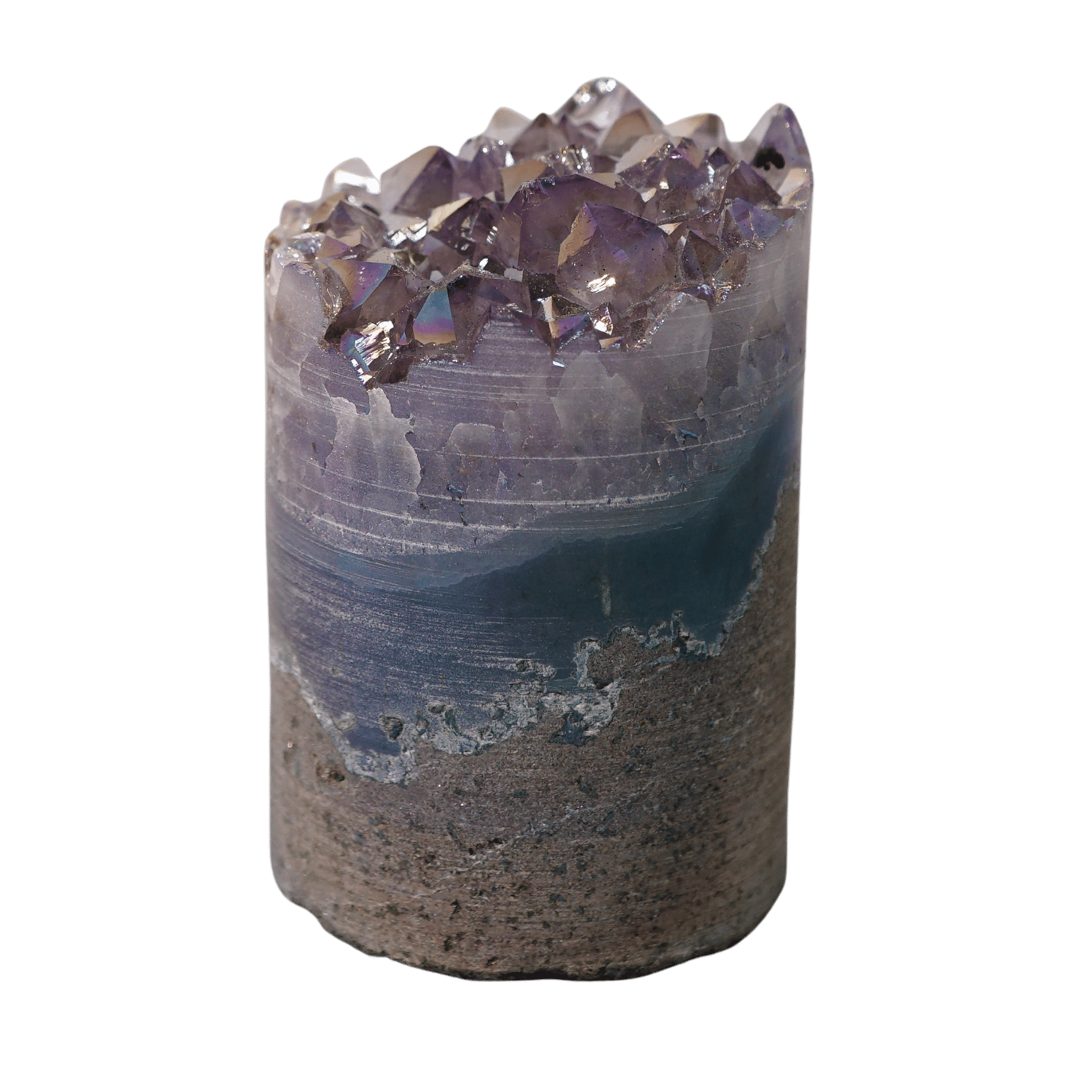 Aura Amethyst Core Crystal Shop Genuine Amethyst at Energy Muse