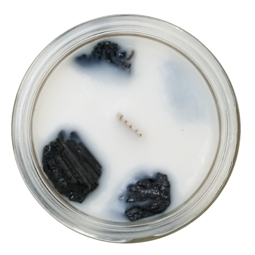 Protection Crystal Candle