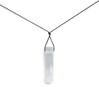 Selenite Necklace for Energy Clearing - Energy Muse
