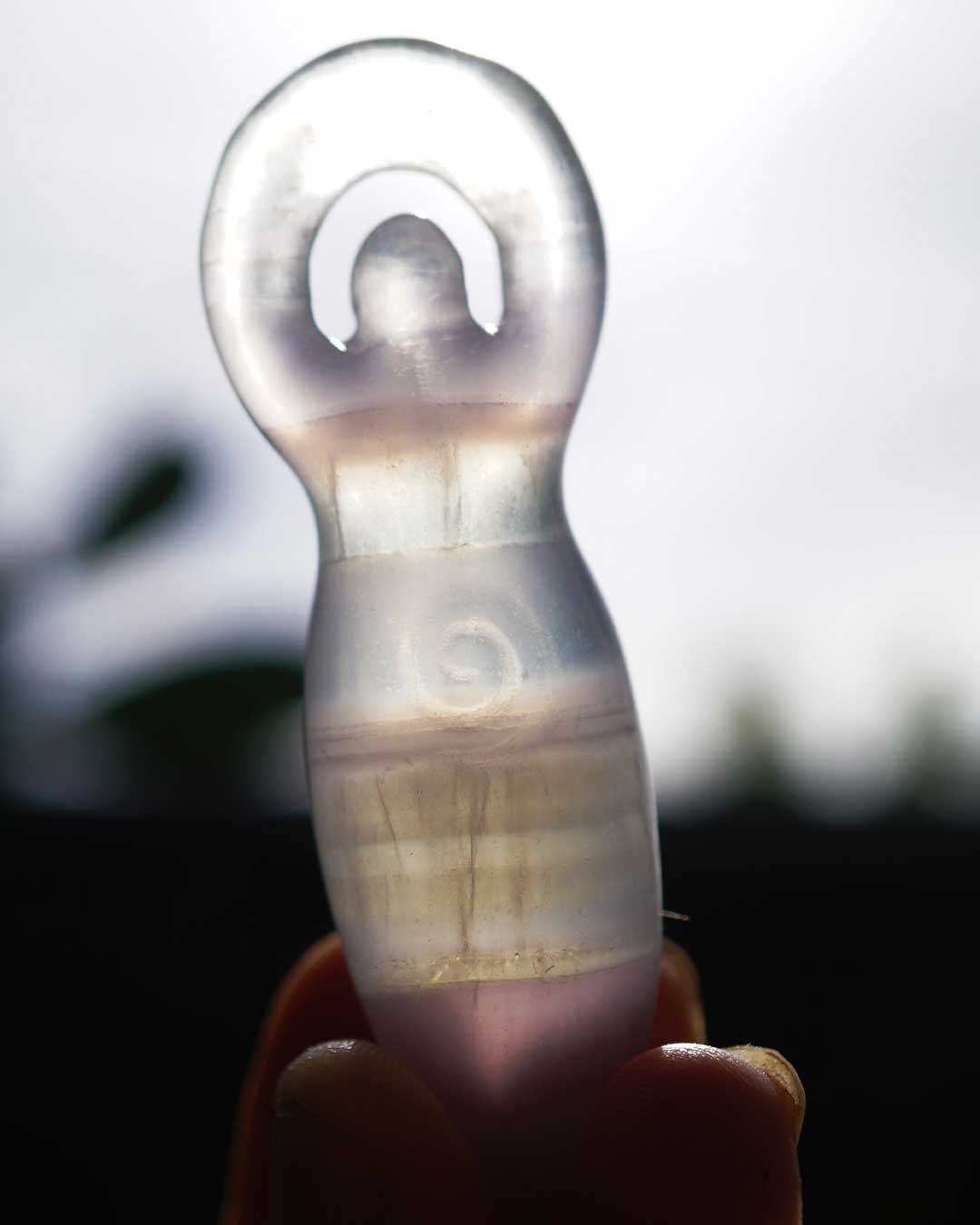 Fluorite Spiral Goddess