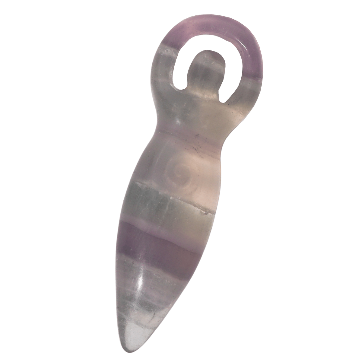 Fluorite Spiral Goddess