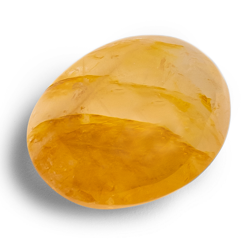 Golden Healer Quartz Stone - Palm Stones - Energy Muse