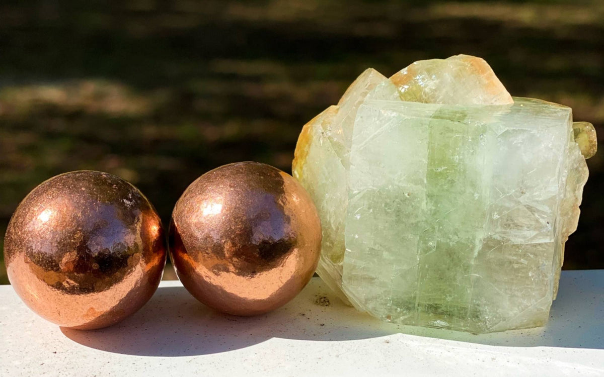 Green Apophyllite Crystal