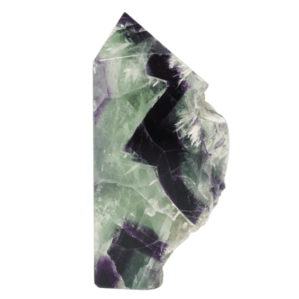 Fluorite Half-Polished Tower