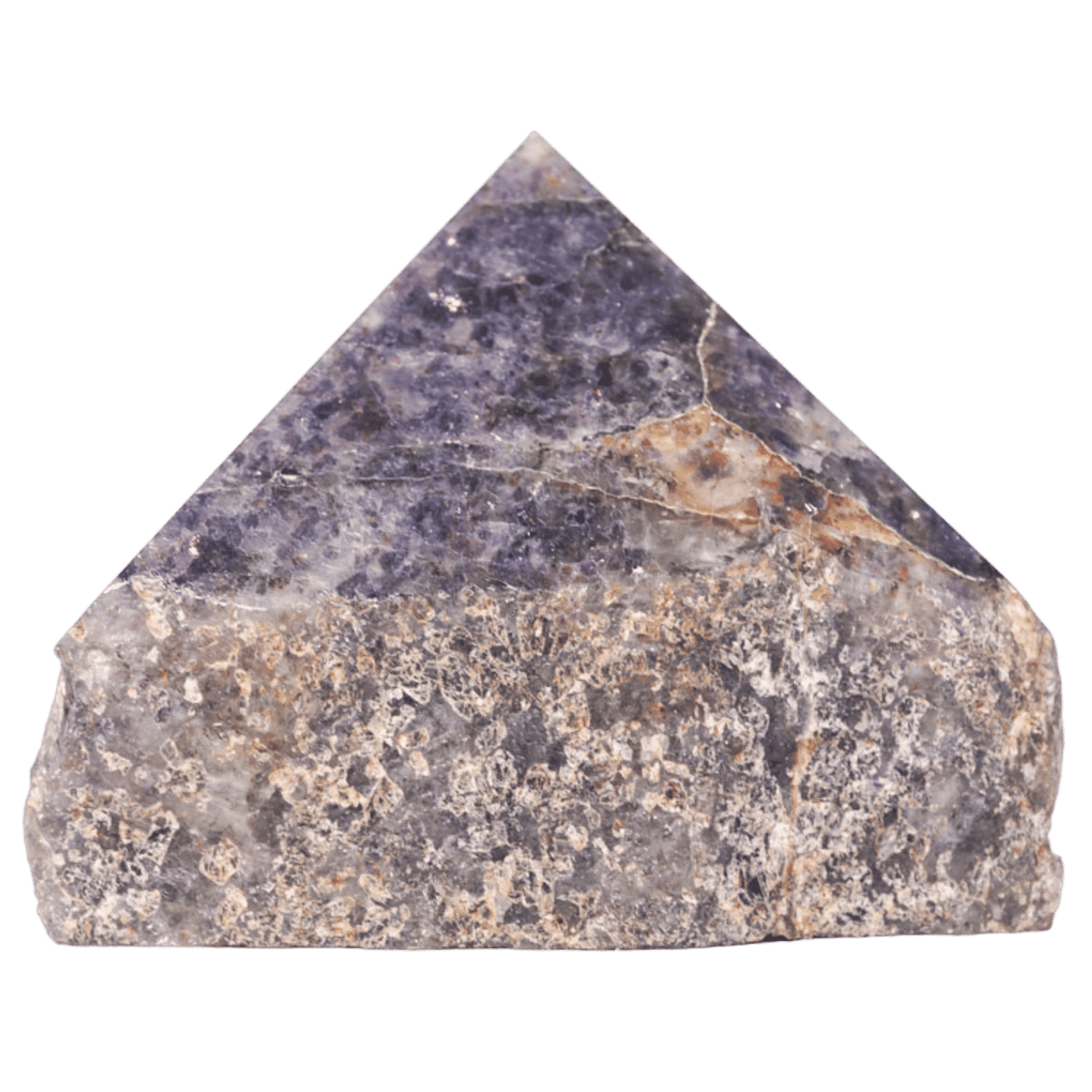 Iolite Half-Polished Point
