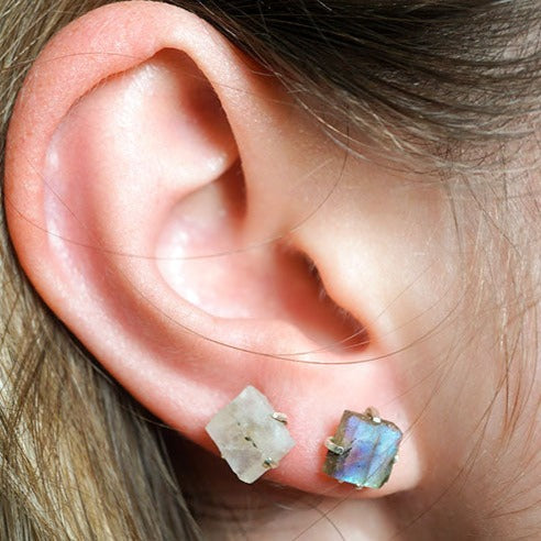 Moonstone Crystal Earrings