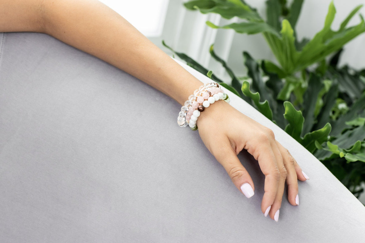 Rose Quartz Bracelet for Love - Energy Muse