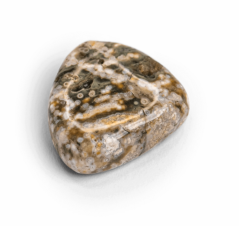 Ocean Jasper Stone - Tumbled Stones - Energy Muse