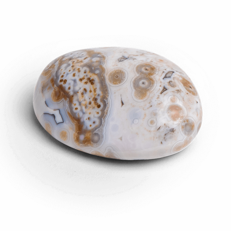 パワーストーン⑦ Ocean Jasper Touchstone, Shop Energy Muse's Ocean Jasper Palm Stones