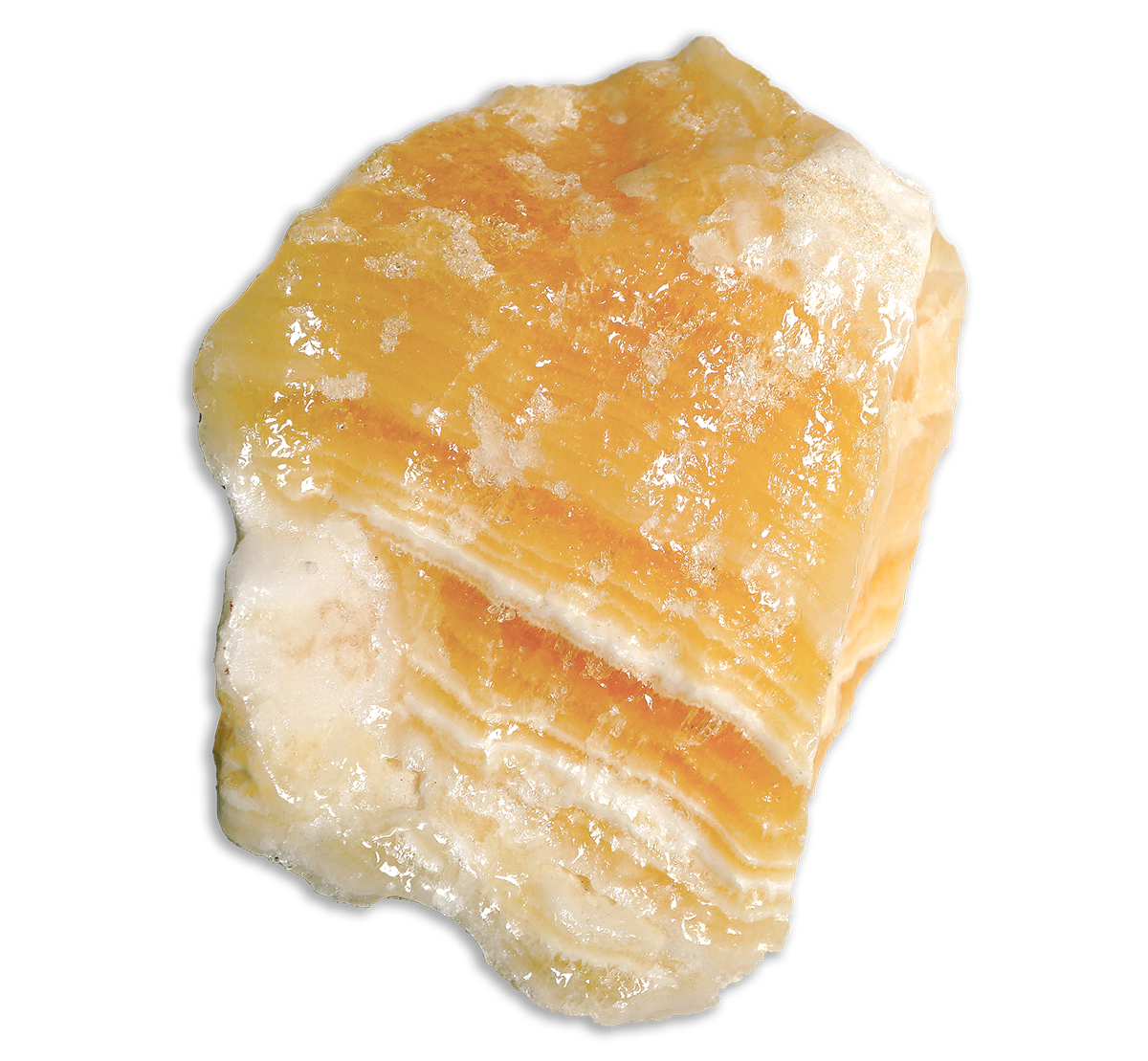 Orange Calcite Crystal - Energy Muse