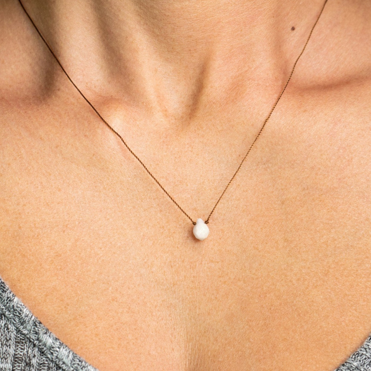Moody Maven Necklace - Pink Opal Necklace - Energy Muse