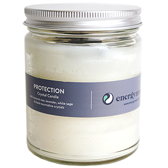 Protection Crystal Candle | Shop Black Tourmaline Candle – Energy Muse