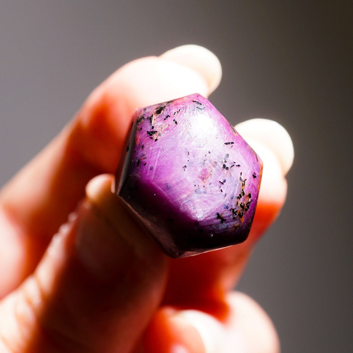 Star Ruby Corundum Crystal