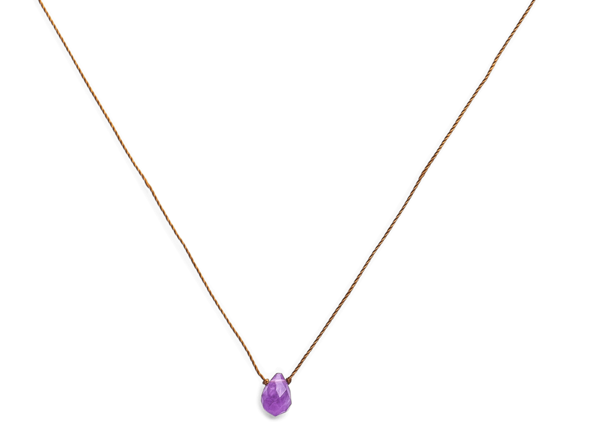Amethyst Necklace for Wisdom - Energy Muse