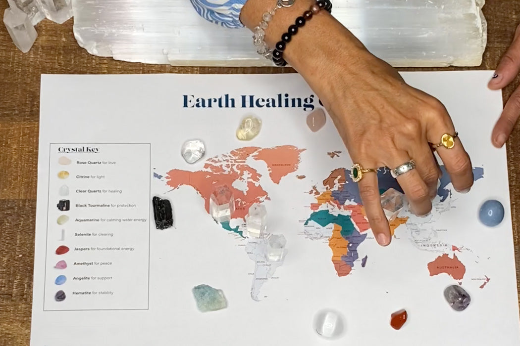 How to Create Your Earth Healing Crystal Grid