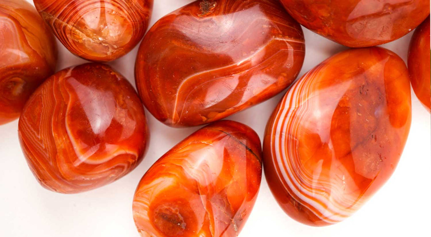 Carnelian Jewelry and Crystals