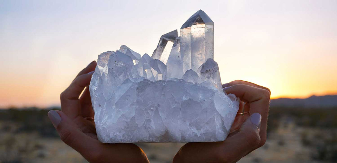 Clear Quartz Crystal jewelry and crystals