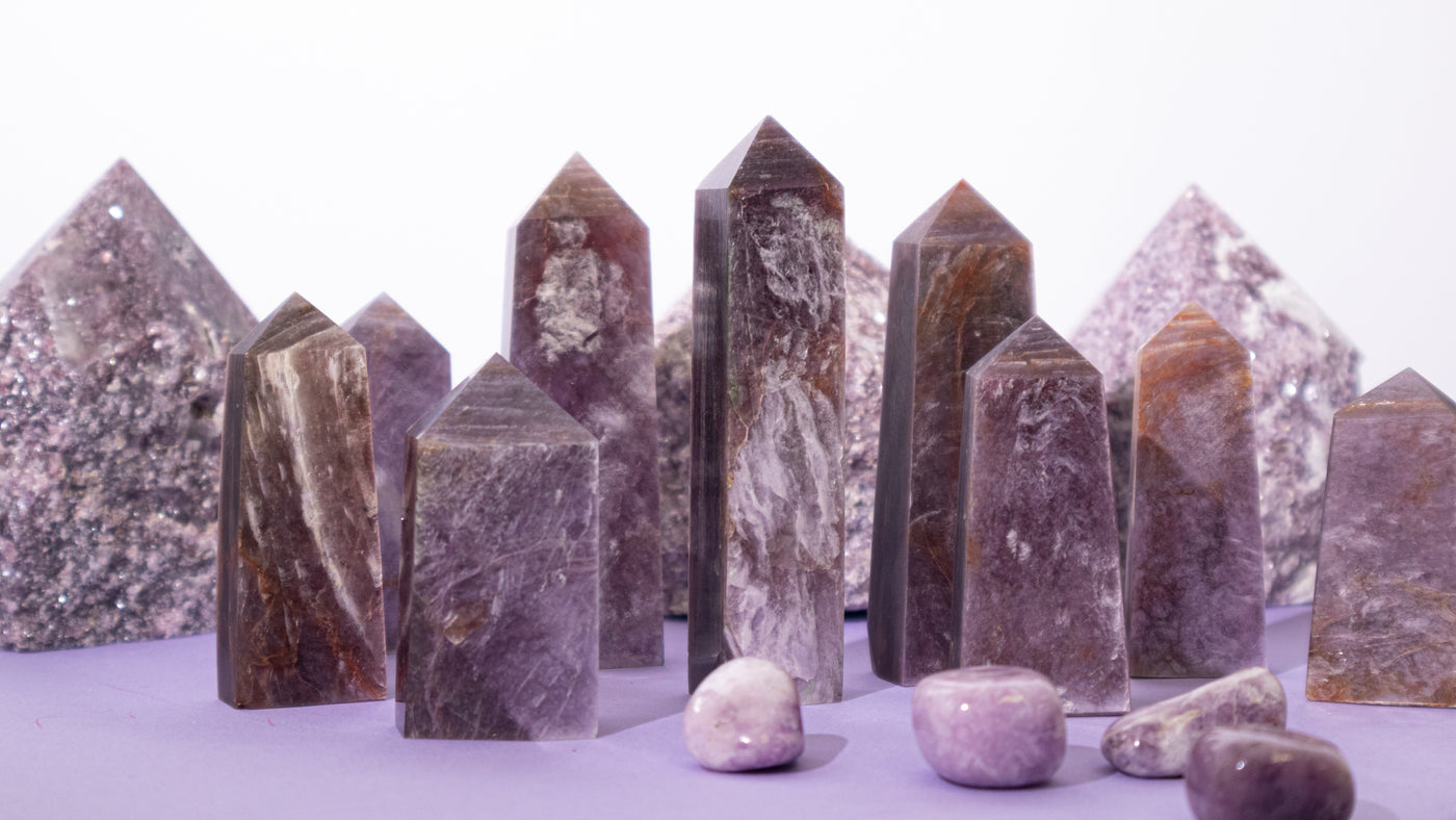 Shop Lepidolite Crystal & Stone