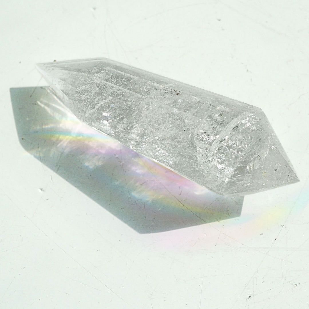 12-Sided Clear Quartz Vogel Crystal – Scalar Energy Wand for