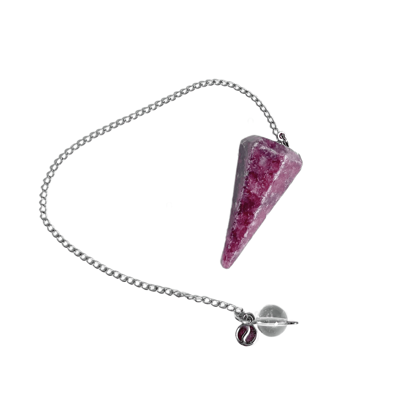 Lepidolite Crystal Pendulum