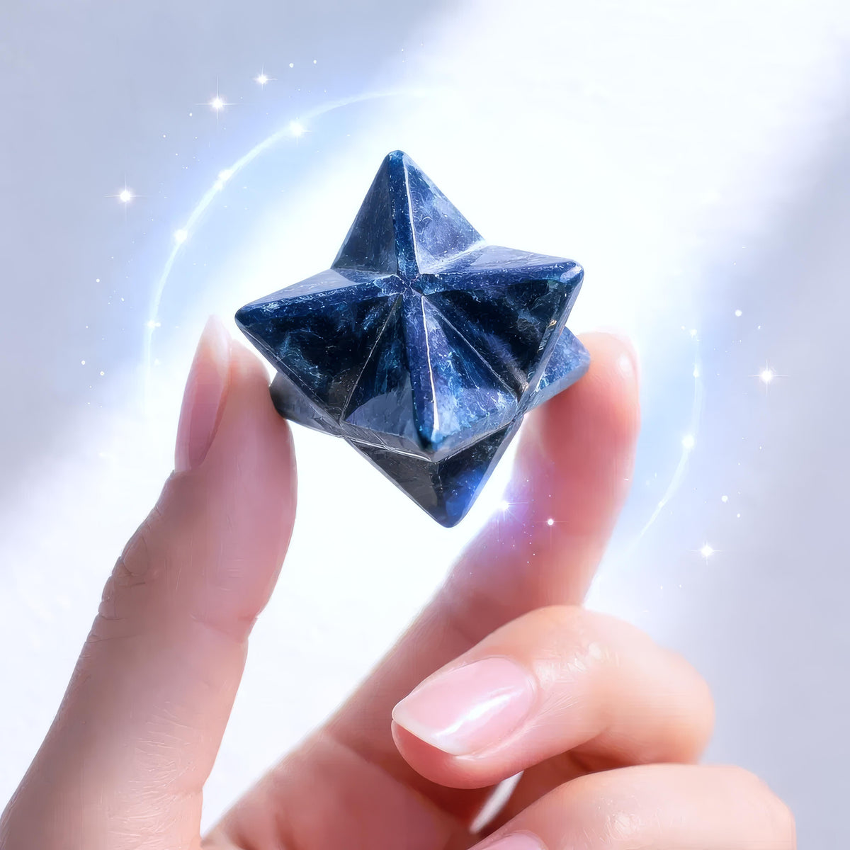Dumortierite Merkaba Crystala