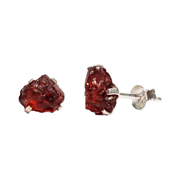 Garnet Crystal Earrings