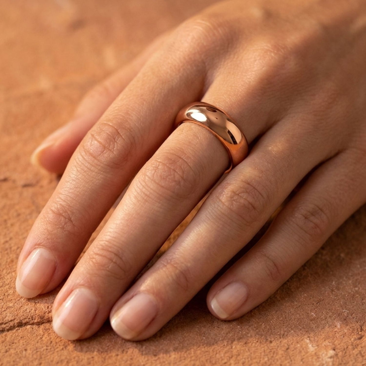 Solid Copper Ring