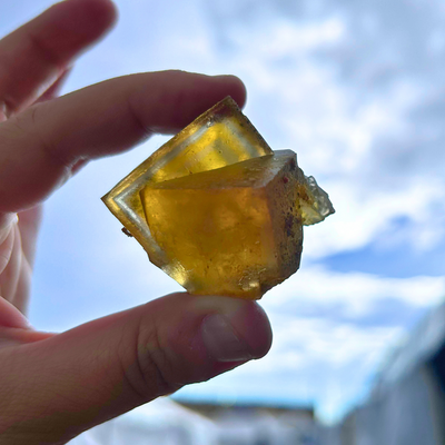 Cubic Yellow Fluorite