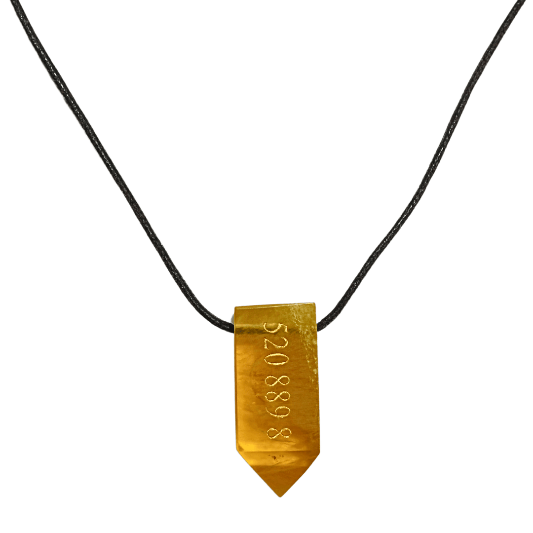 520 889 8 Yellow Fluorite Necklace – Abundance-Activating Crystal