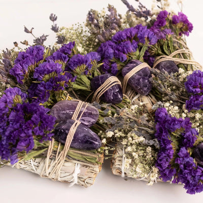 Floral Sage Amethyst Cleansing Bundle